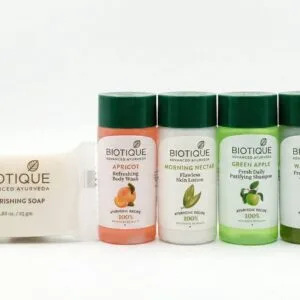 Biotique bath travel kit for hotel guest