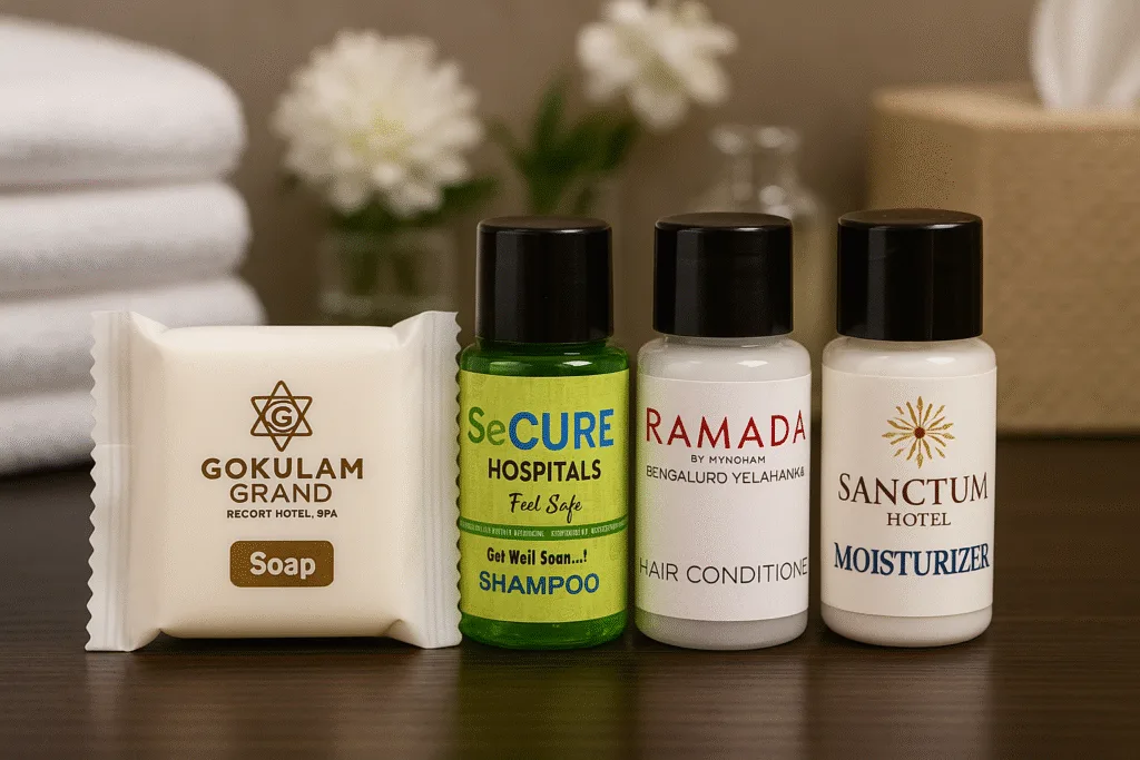 Customised bath travel kit for Hotels