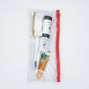 Hotel Amenities Kit with Hotel Name Print