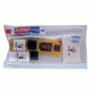 Hotel amenities kit with hotel logo print branding in zip pouch packing