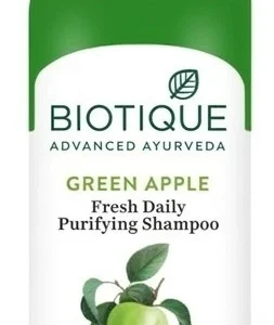 Biotique Bio Green Apple Shampoo, Wall Mount Pump Bottle, 380ml