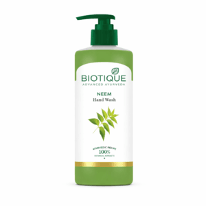 Biotique neem hand wash bottle